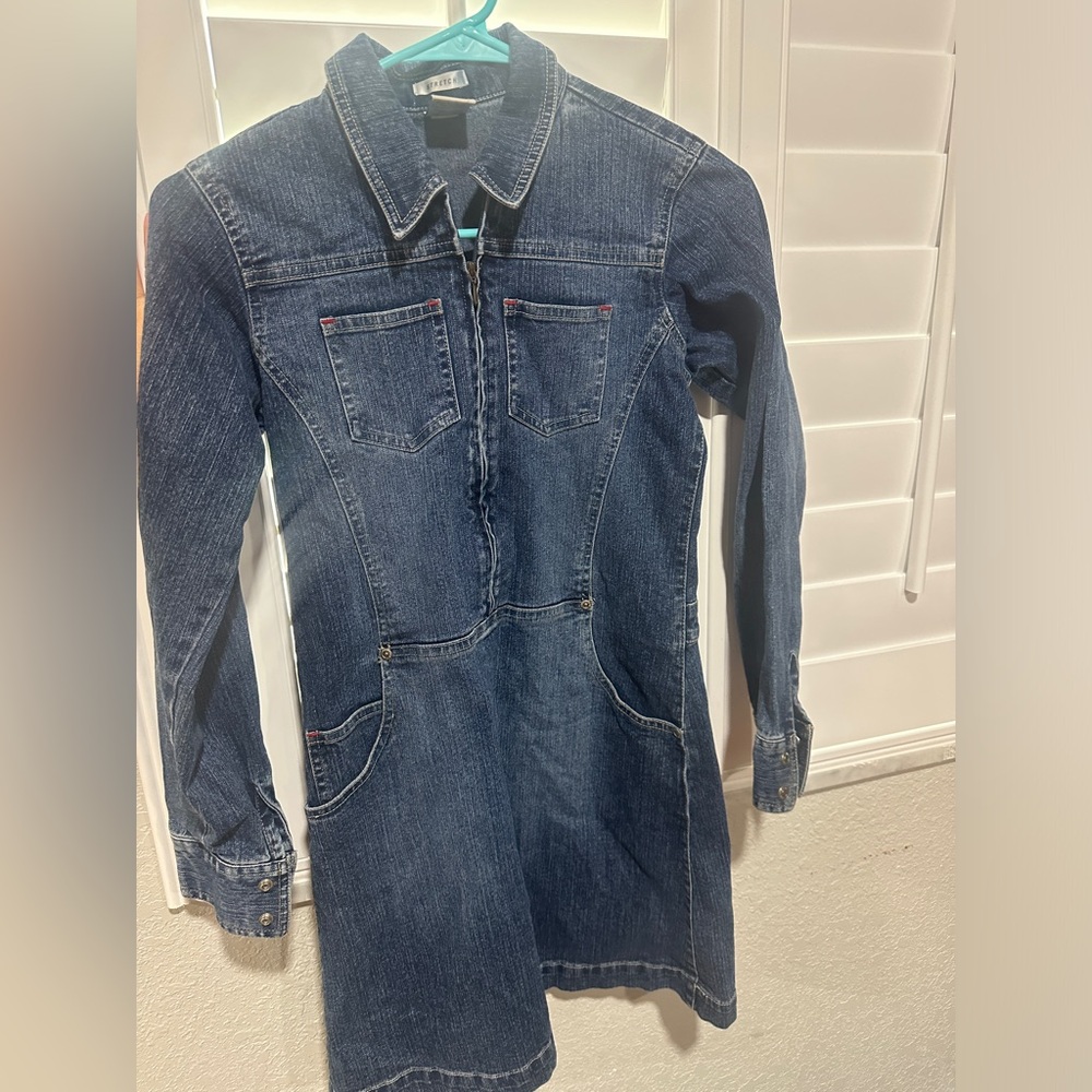 Girls Old Navy denim dress Size 12